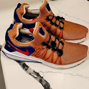 Nike Shox Gravity Olympic Men's Size 9 Gold Blue Red Athletic Shoes AR1999-700